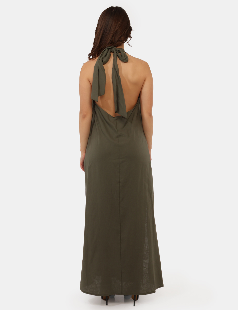 S67XBEALEX-SB_MILITARE_PE26_2 Vestito Sandro Ferrone Verde - Vestito SANDRO FERRONE Verde da donna Fresco, elegante e dal fascino naturale, il Vestito SAN