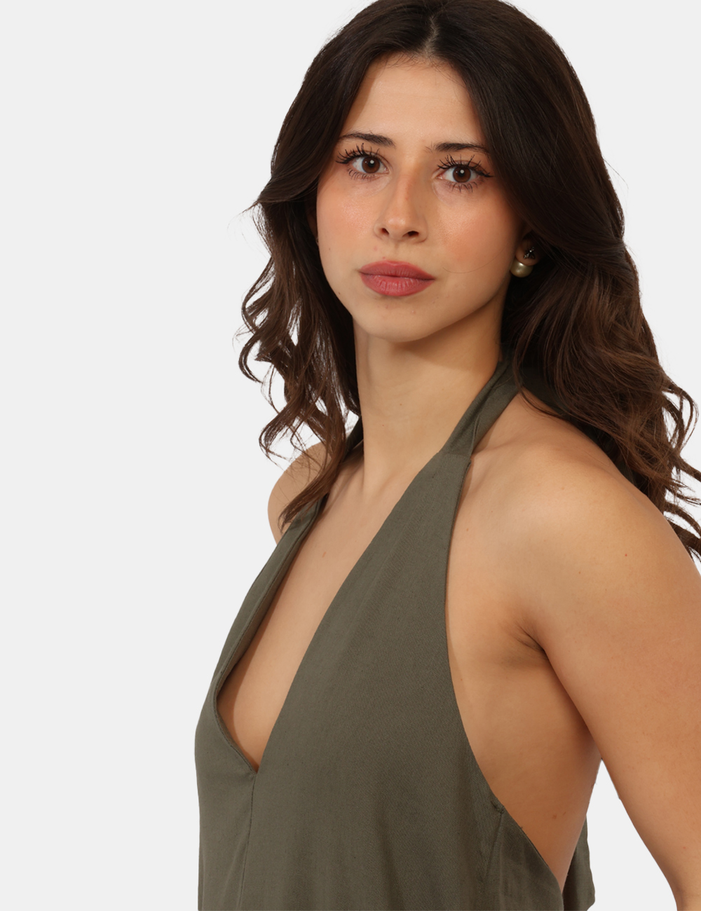 S67XBEALEX-SB_MILITARE_PE26_3 Vestito Sandro Ferrone Verde - Vestito SANDRO FERRONE Verde da donna Fresco, elegante e dal fascino naturale, il Vestito SAN