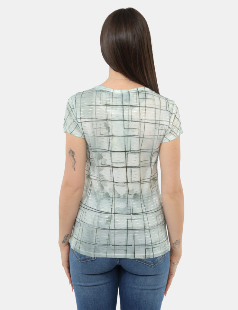 Abbigliamento donna scontato - T-shirt Yes Zee Verde