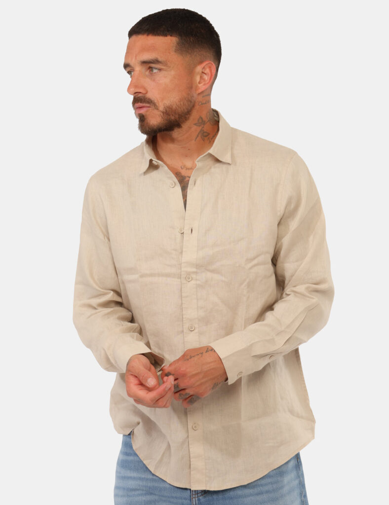 Camicia Armani Exchange Beige