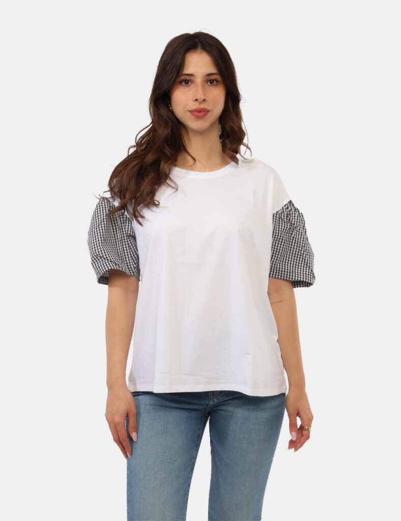 Abbigliamento donna scontato - T-shirt Twin Set Bianca