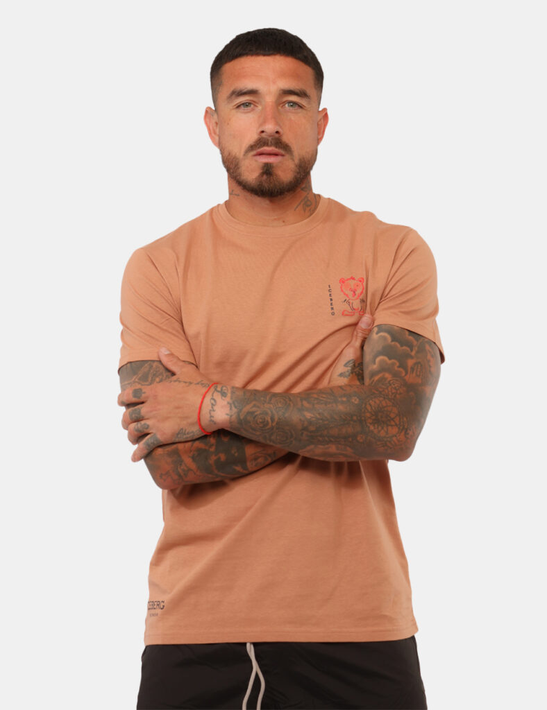 T-shirt Iceberg Marrone