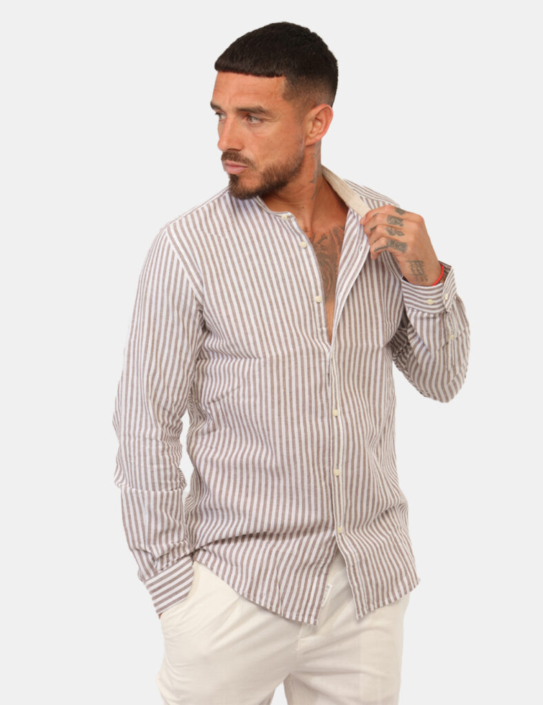 Camicia Goha Marrone