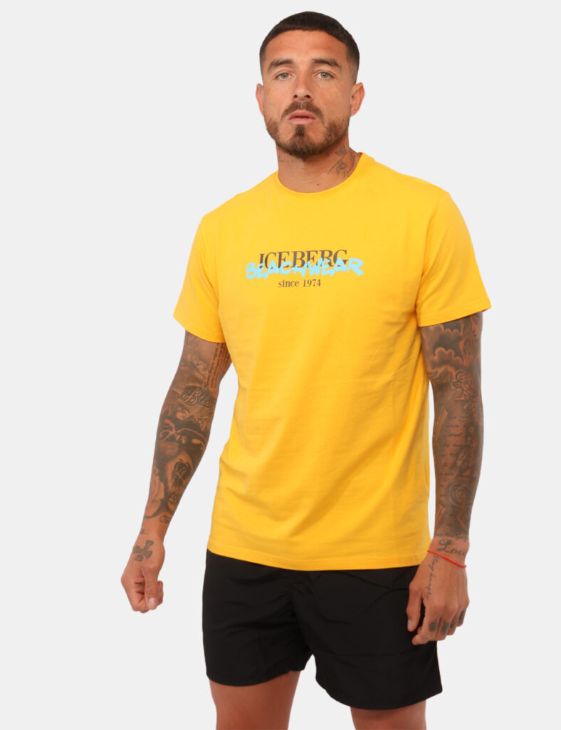 T-shirt Iceberg Giallo