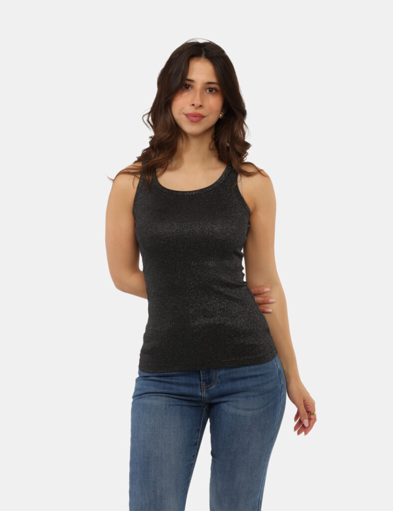 Abbigliamento donna scontato - Top Concept83 Nero