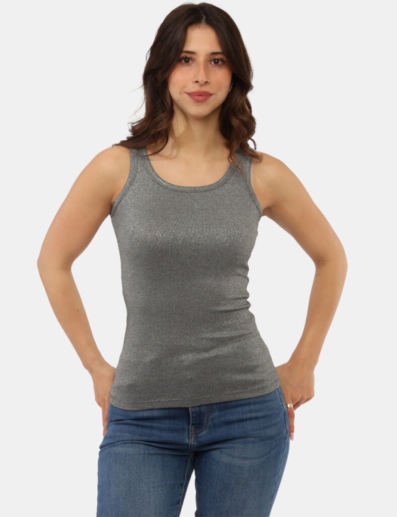 Abbigliamento donna scontato - Top Concept83 Grigio