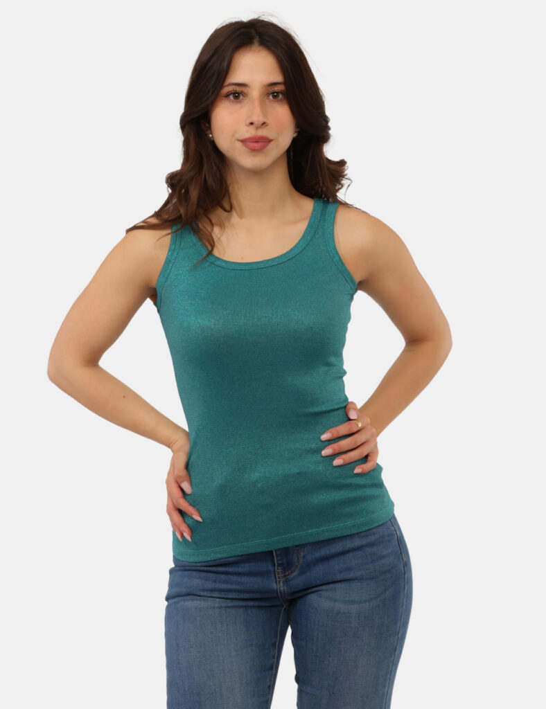 Abbigliamento donna scontato - Top Concept83 Azzurro