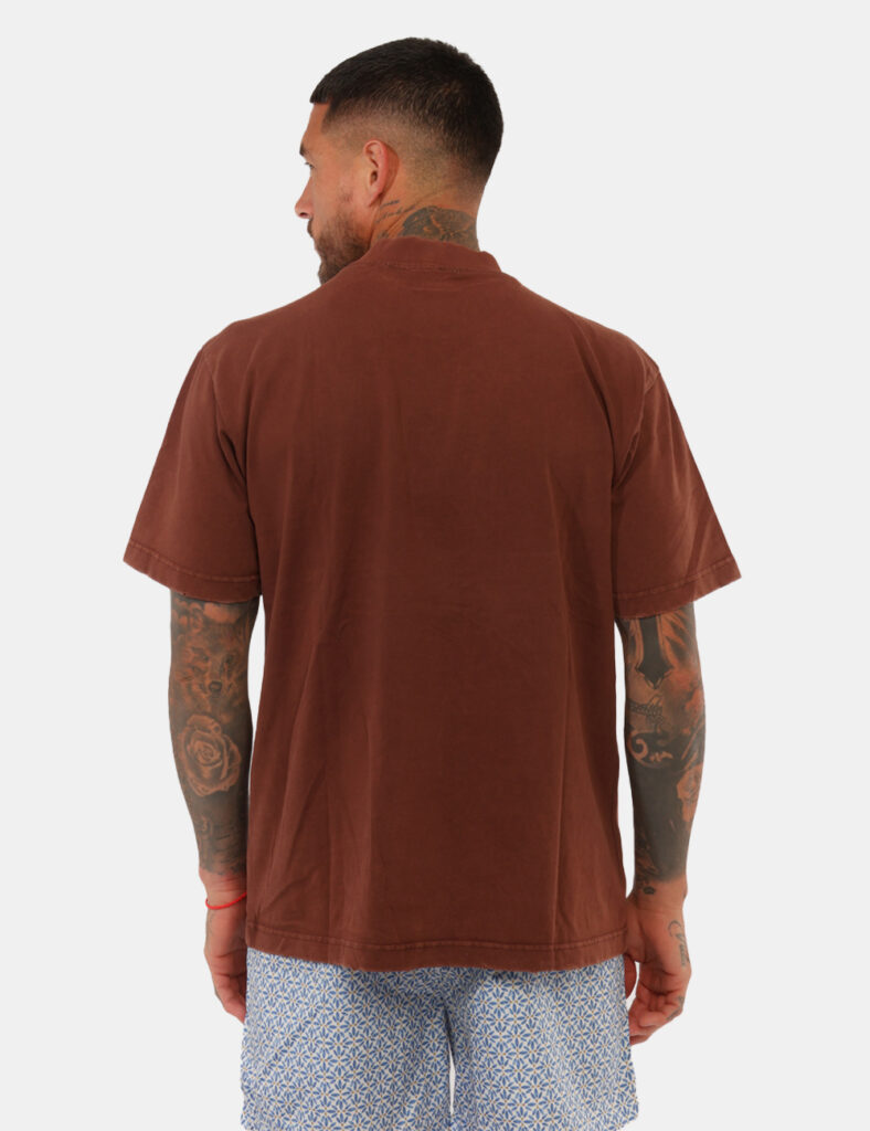 T-shirt Concept83 Marrone