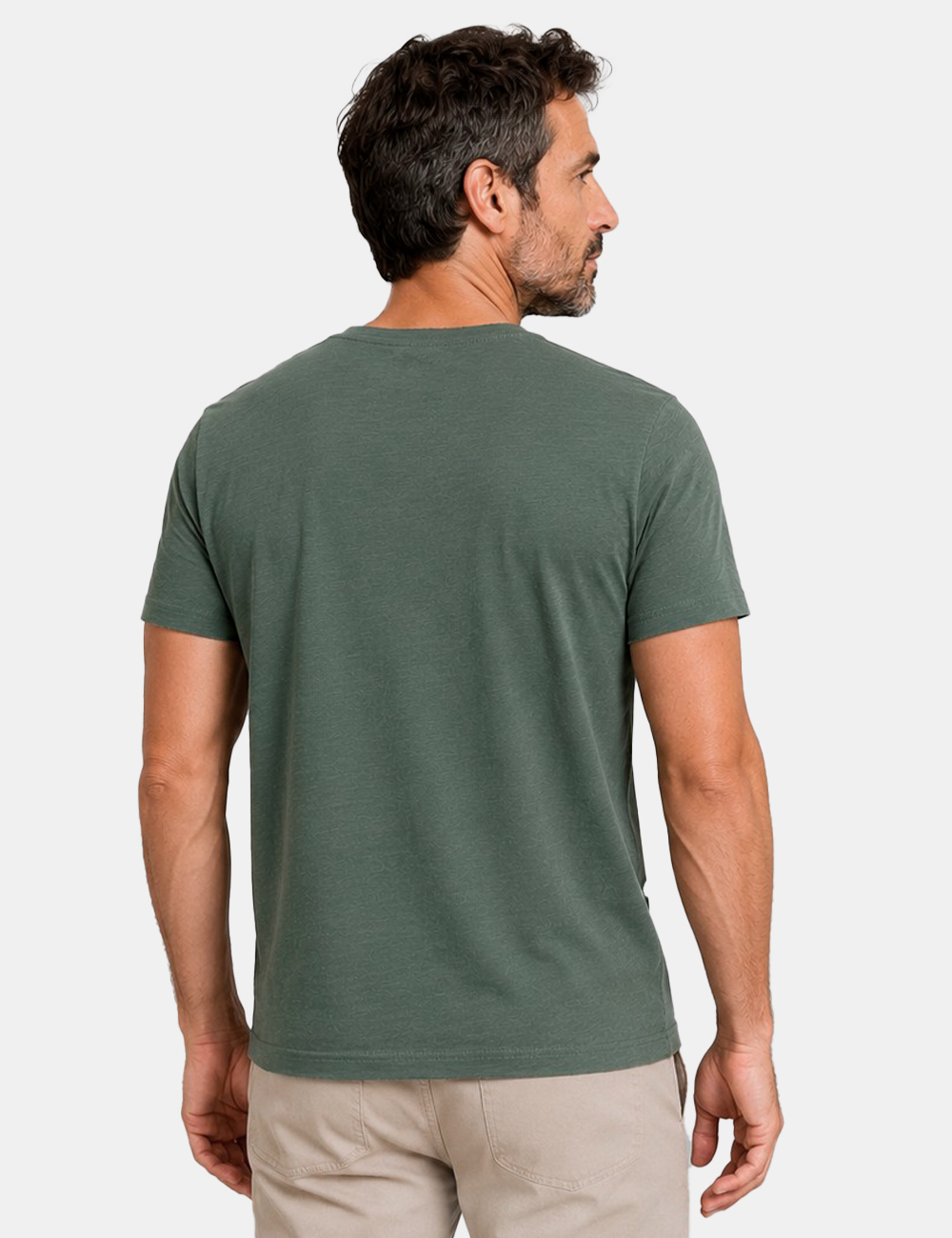 B1410-SCUBA-S-R-C-OB_DUCK-GREEN_PE26_2 T-shirt Gas Verde - T-shirt GAS Verde da Uomo La T-shirt GAS Verde da uomo è il capo ideale per chi cerca un equilibrio perf