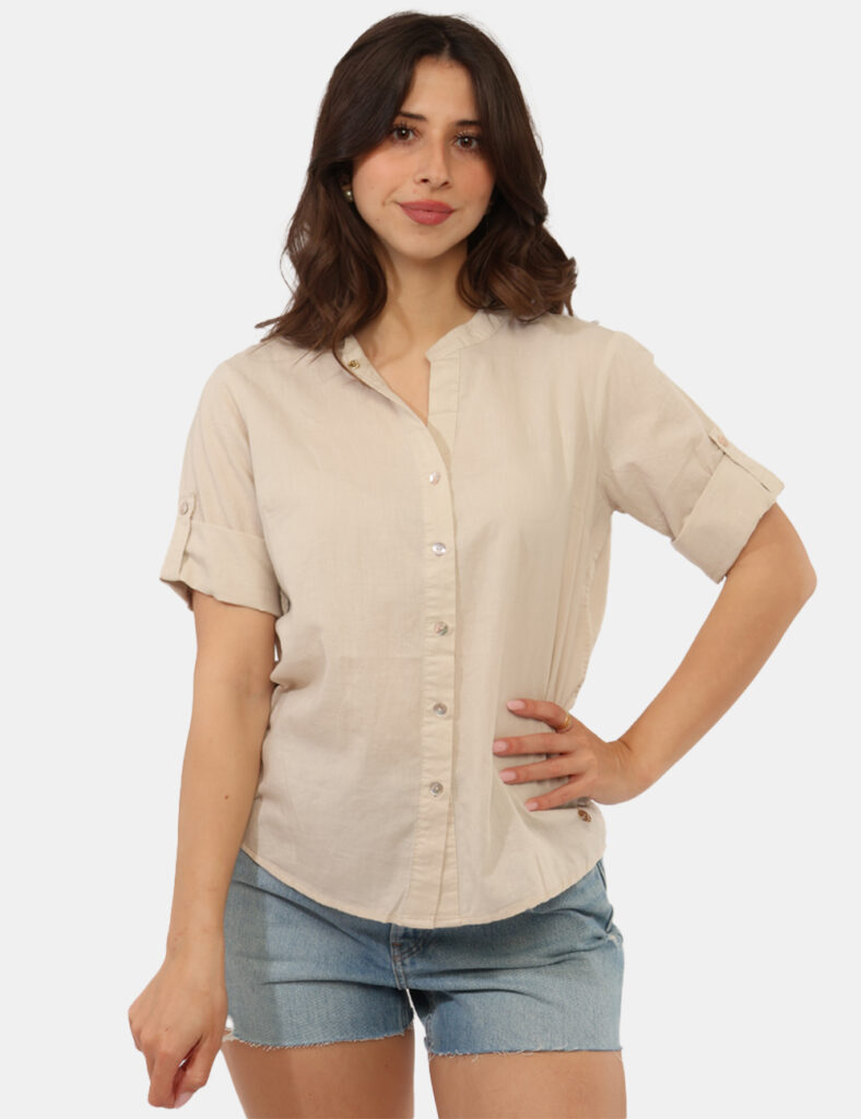 Abbigliamento donna scontato - Blusa Yes Zee Beige