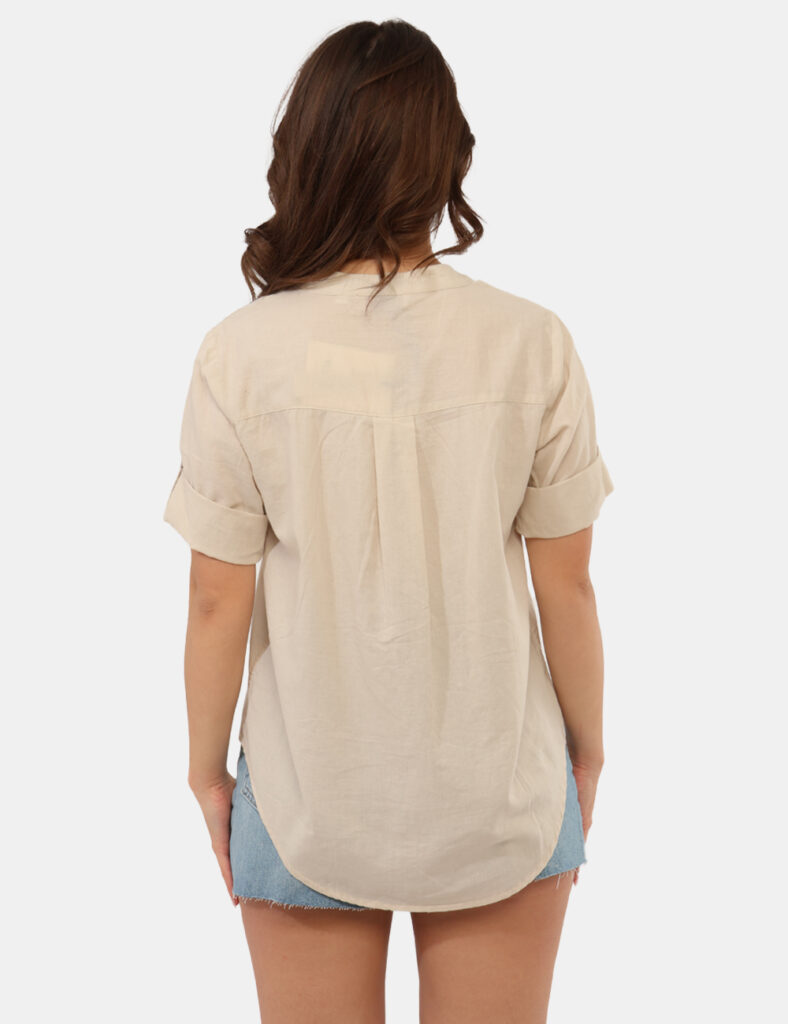 Abbigliamento donna scontato - Blusa Yes Zee Beige
