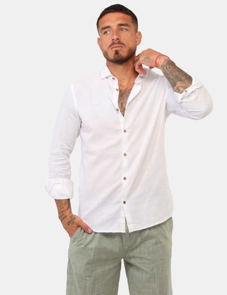 Camicia Yes Zee Bianca