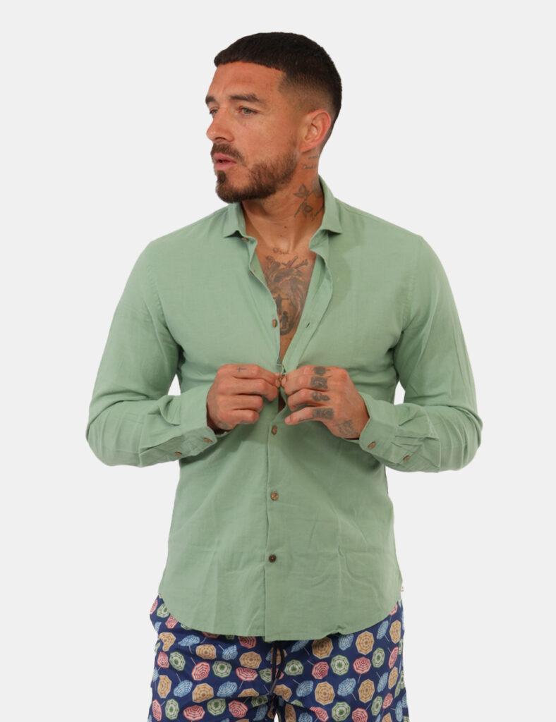 Camicia Yes Zee Verde