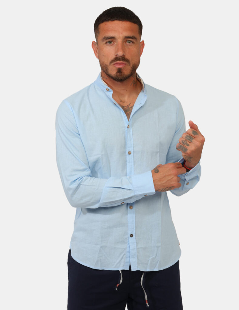 Camicia Yes Zee Azzurra