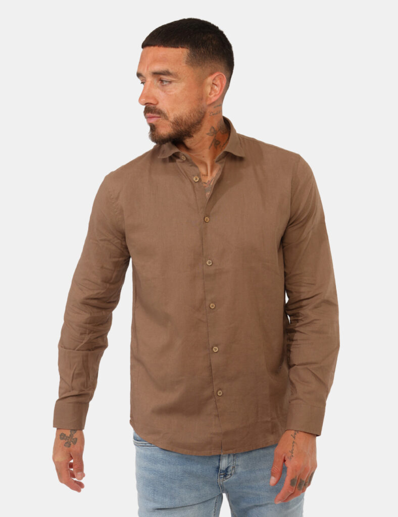 Camicia Hamaki-Ho Marrone