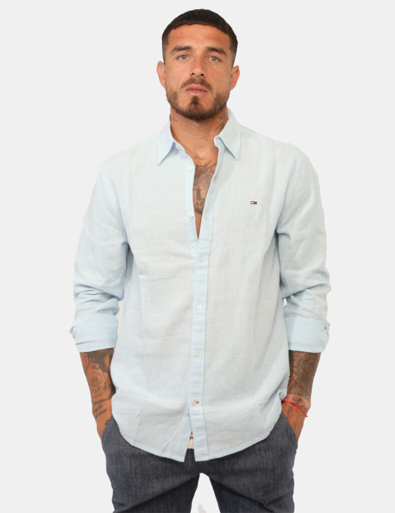 Camicia Tommy Hilfiger Azzurra