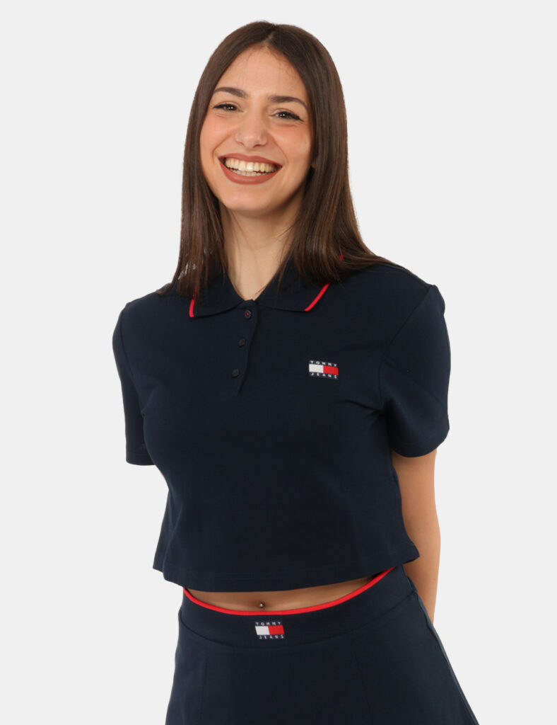 Abbigliamento donna scontato - Polo Tommy Hilfiger Blu
