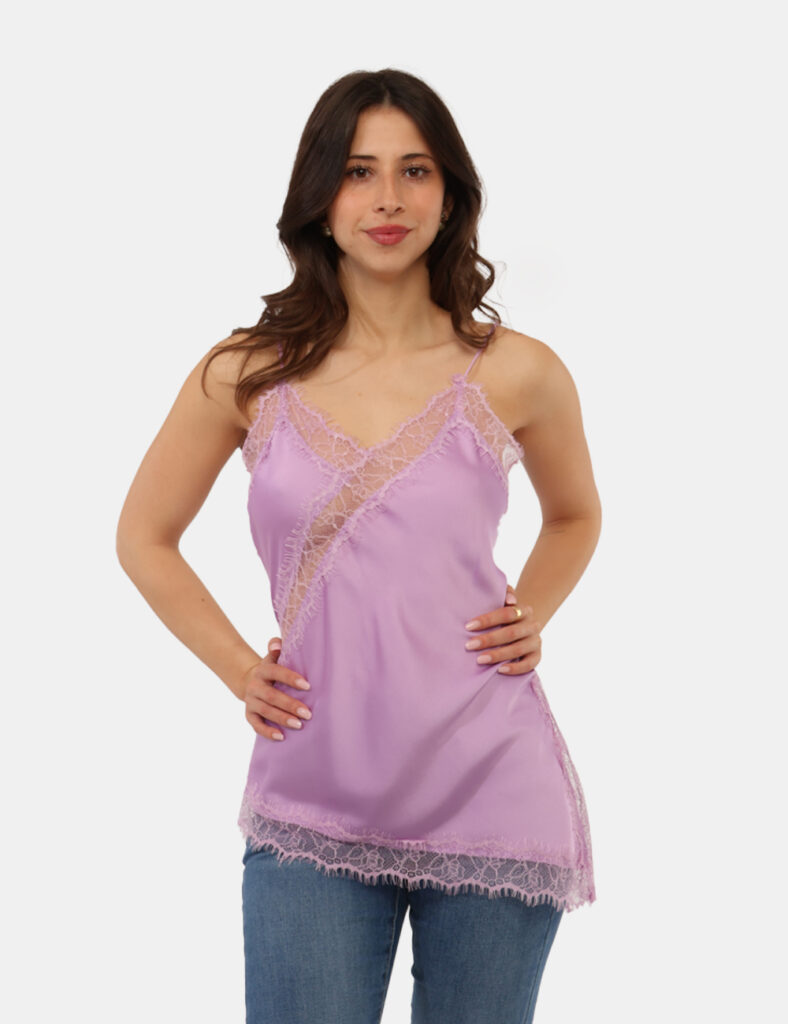 Abbigliamento donna scontato - Top Rue De Clerie Viola