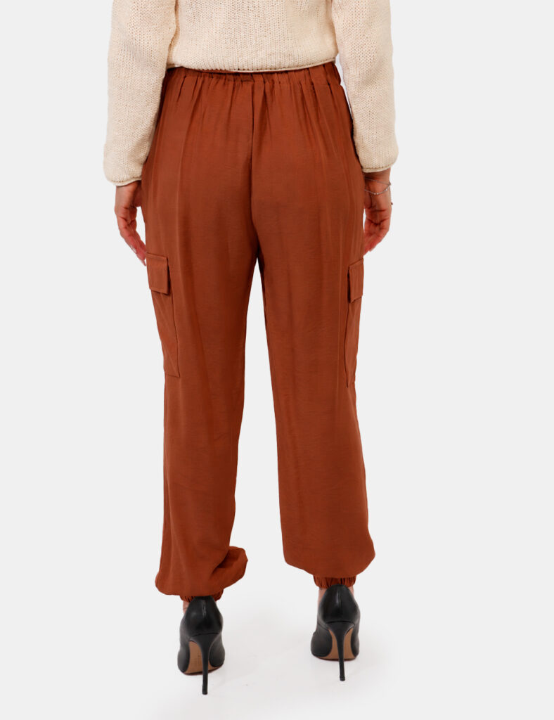 Abbigliamento donna scontato - Pantalone Rue De Clerie Marrone