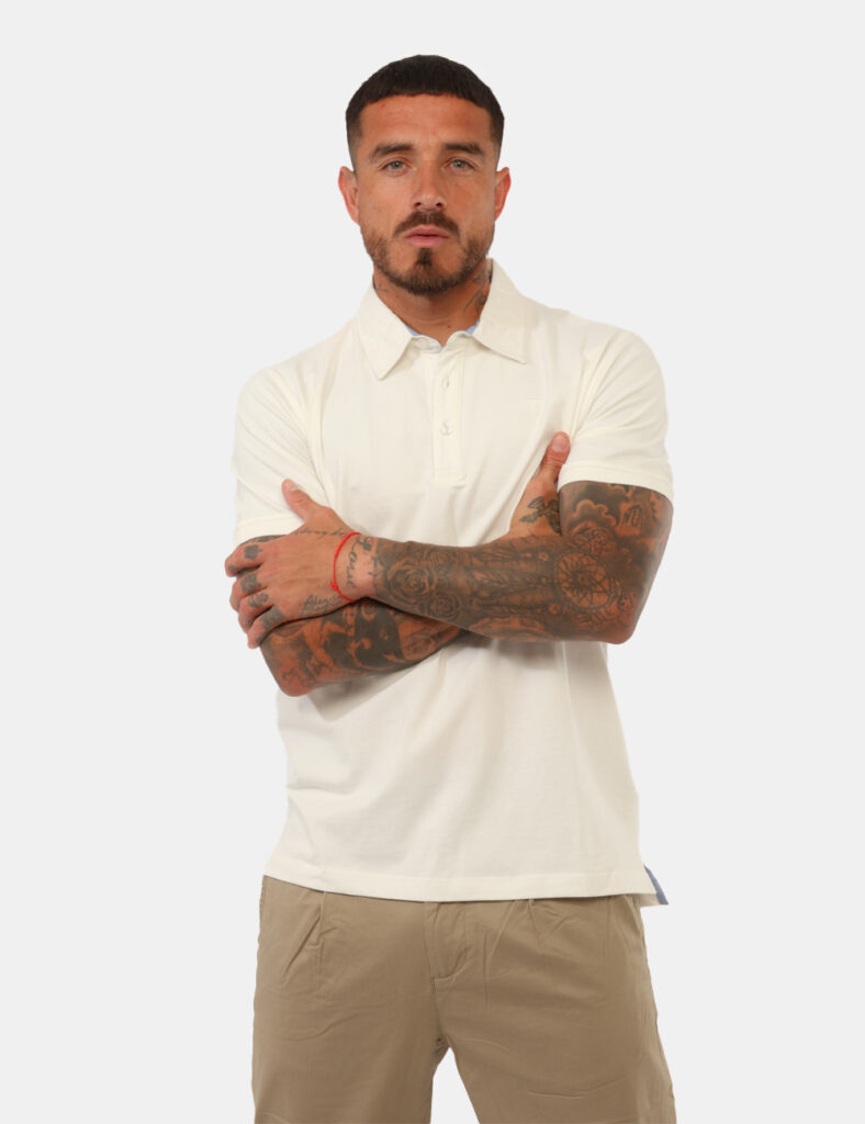 Polo Fred Mello Bianca
