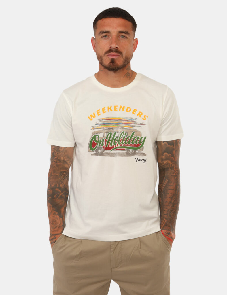 T-shirt Fred Mello Bianca