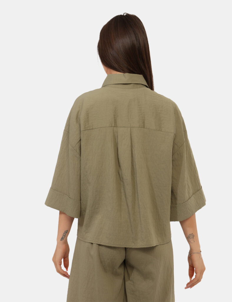 Abbigliamento donna scontato - Camicia Yes Zee Verde