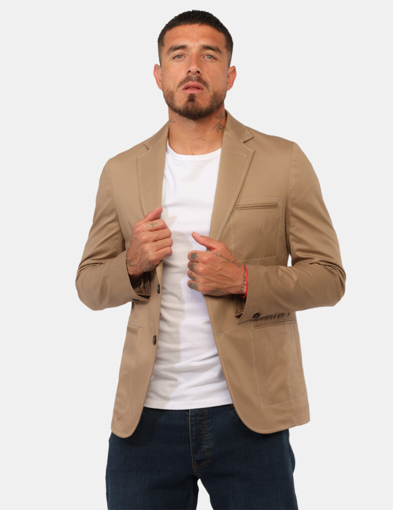 Giacca Prj22. Beige