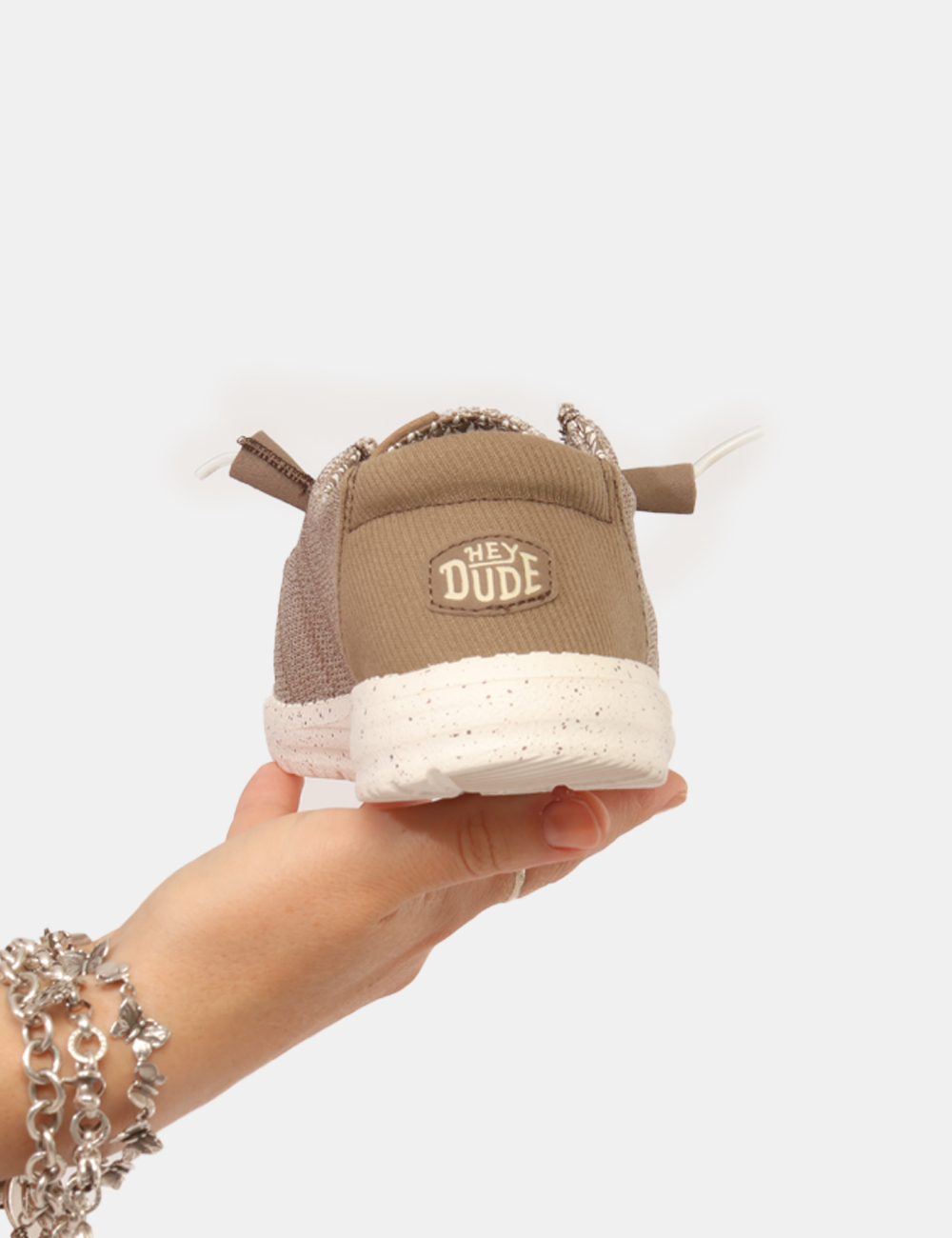 HD41878-WENDY-SOX-OB_WALNUT_PE26_4 Scarpe Heydude Beige - Scarpe HEYDUDE Beige da Donna Le Scarpe HEYDUDE Beige da donna sono pensate per chi desidera affronta