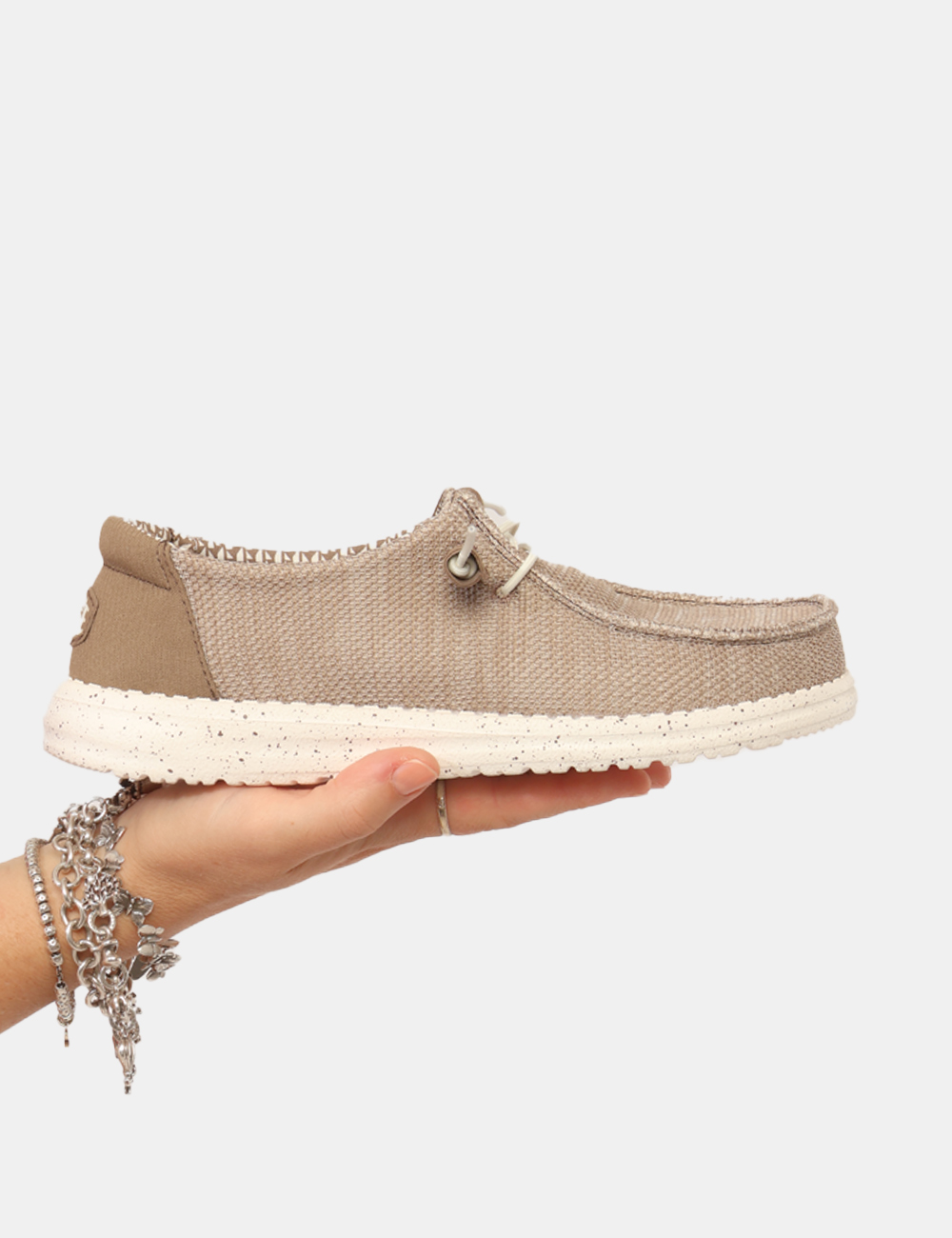 HD41878-WENDY-SOX-OB_WALNUT_PE26_5 Scarpe Heydude Beige - Scarpe HEYDUDE Beige da Donna Le Scarpe HEYDUDE Beige da donna sono pensate per chi desidera affronta