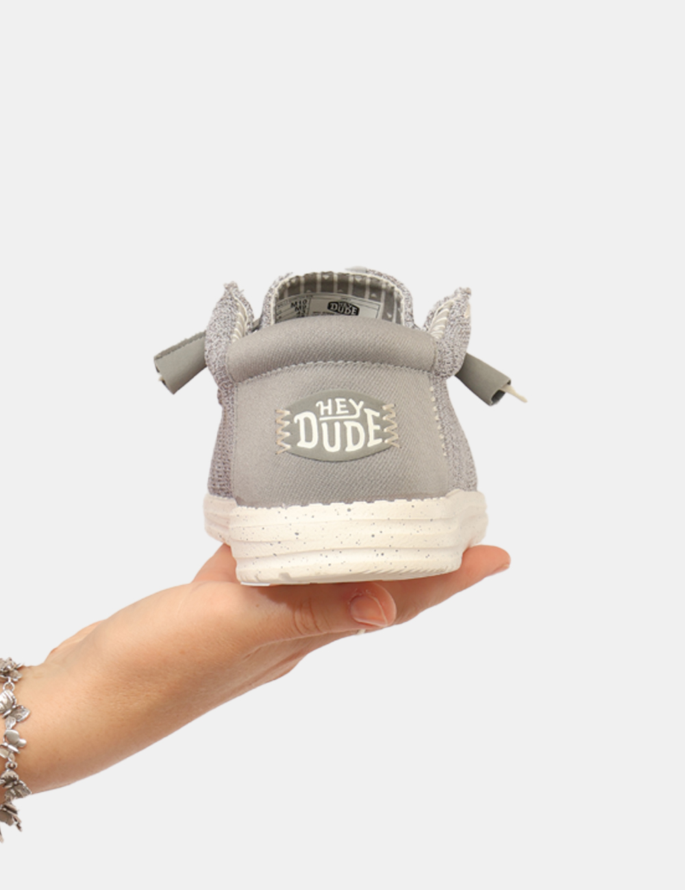 HD41898-WALLY-SOX-OB_GREY_PE26_4 Scarpe Heydude Grigie - Scarpe HEYDUDE Grigie da Uomo Le Scarpe HEYDUDE Grigie da uomo sono la scelta ideale per chi cerca u