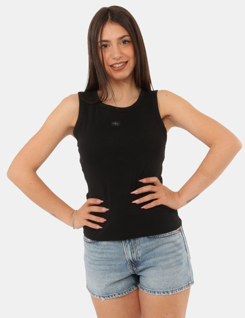 Abbigliamento donna scontato - Top Calvin Klein Nero