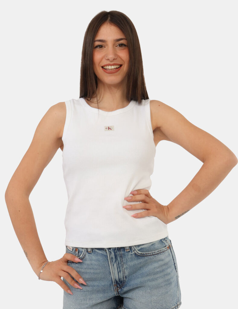 Abbigliamento donna scontato - Top Calvin Klein Bianco