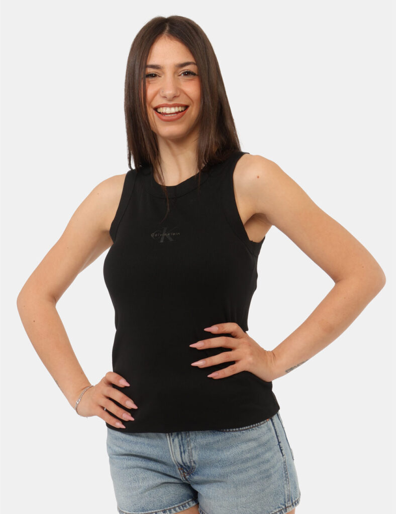 Abbigliamento donna scontato - Top Calvin Klein Nera