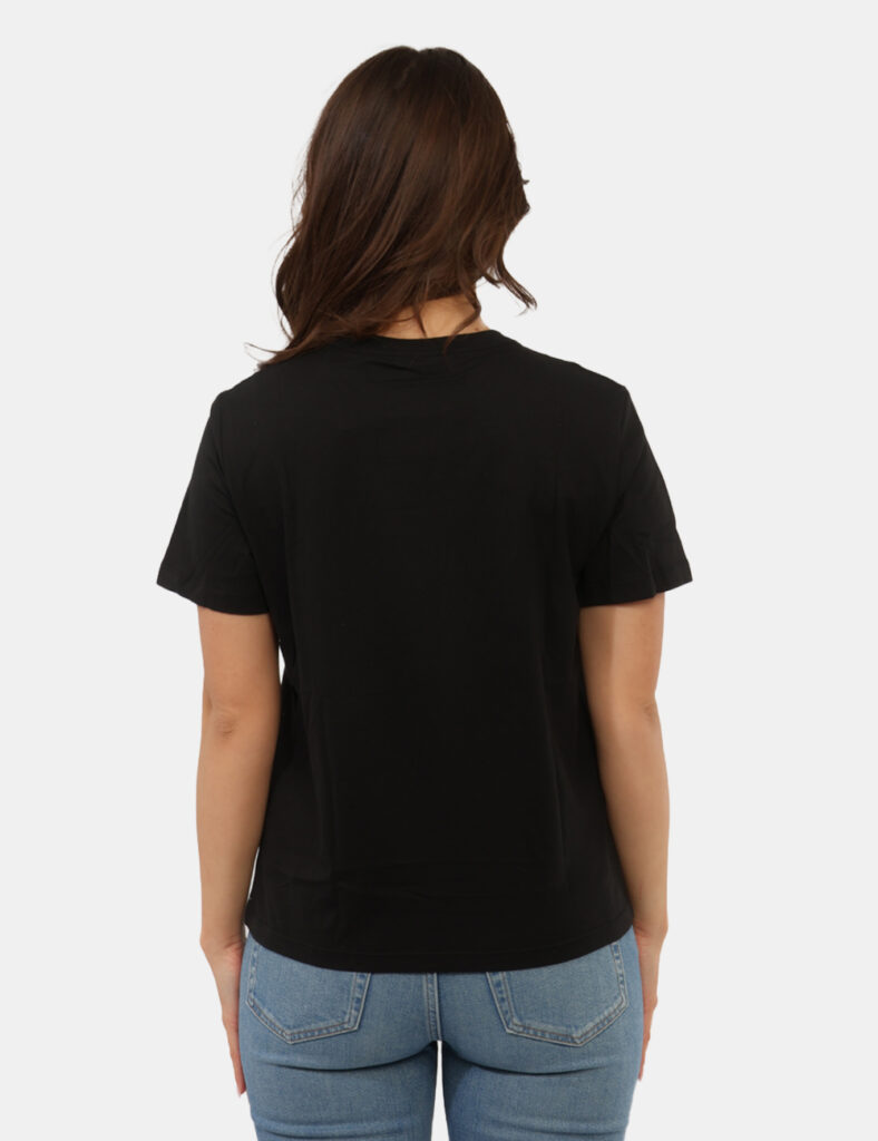 Abbigliamento donna scontato - T-shirt Calvin Klein Nera
