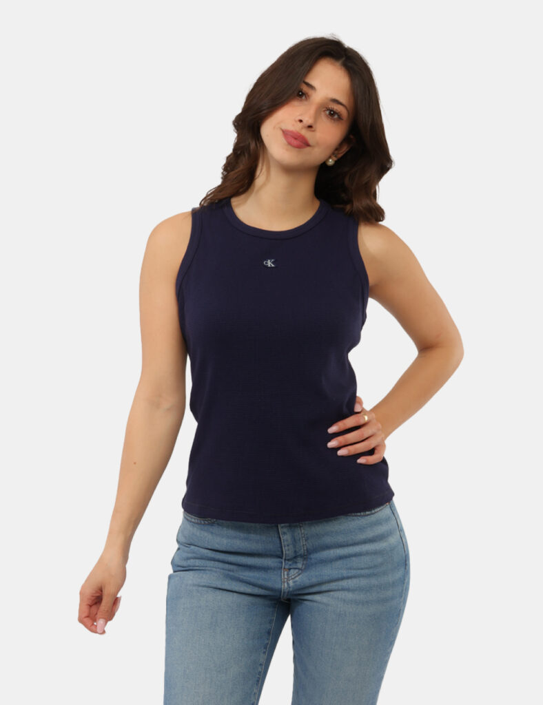 Abbigliamento donna scontato - Top Calvin Klein Blu