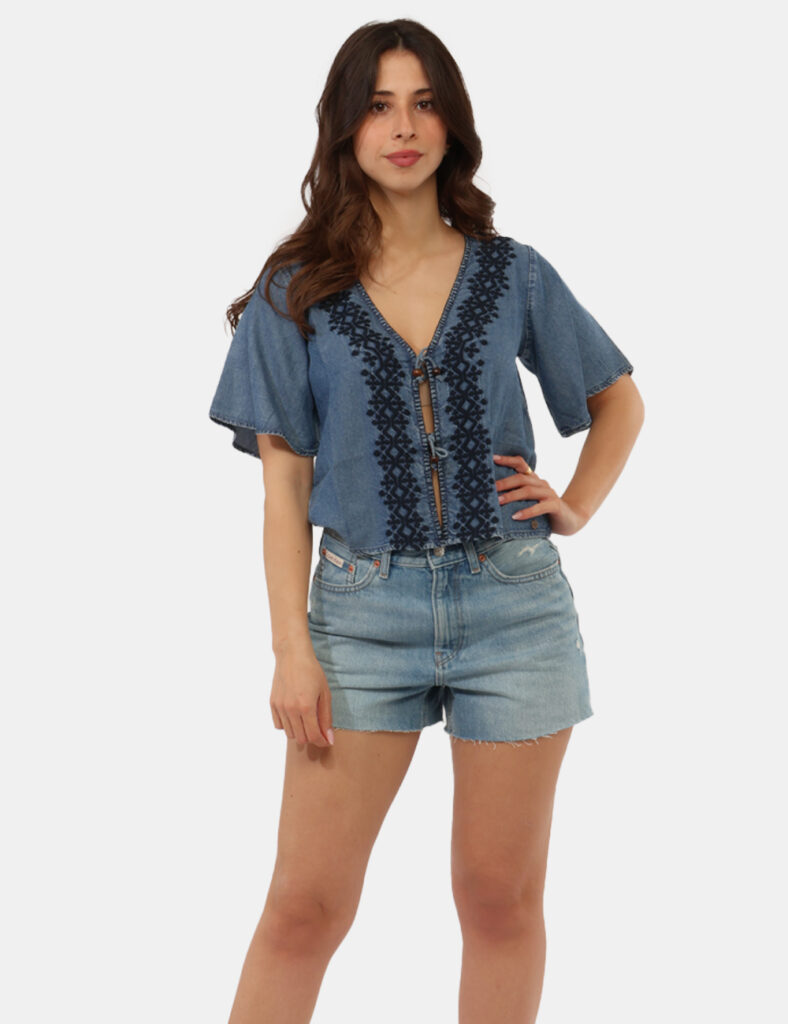 Abbigliamento donna scontato - Shorts Calvin Klein Azzurro