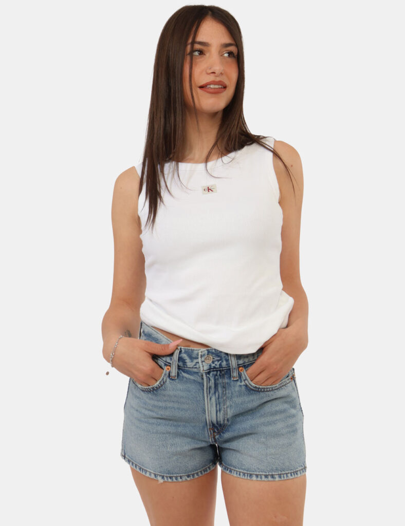 Abbigliamento donna scontato - Shorts Calvin Klein Azzurro