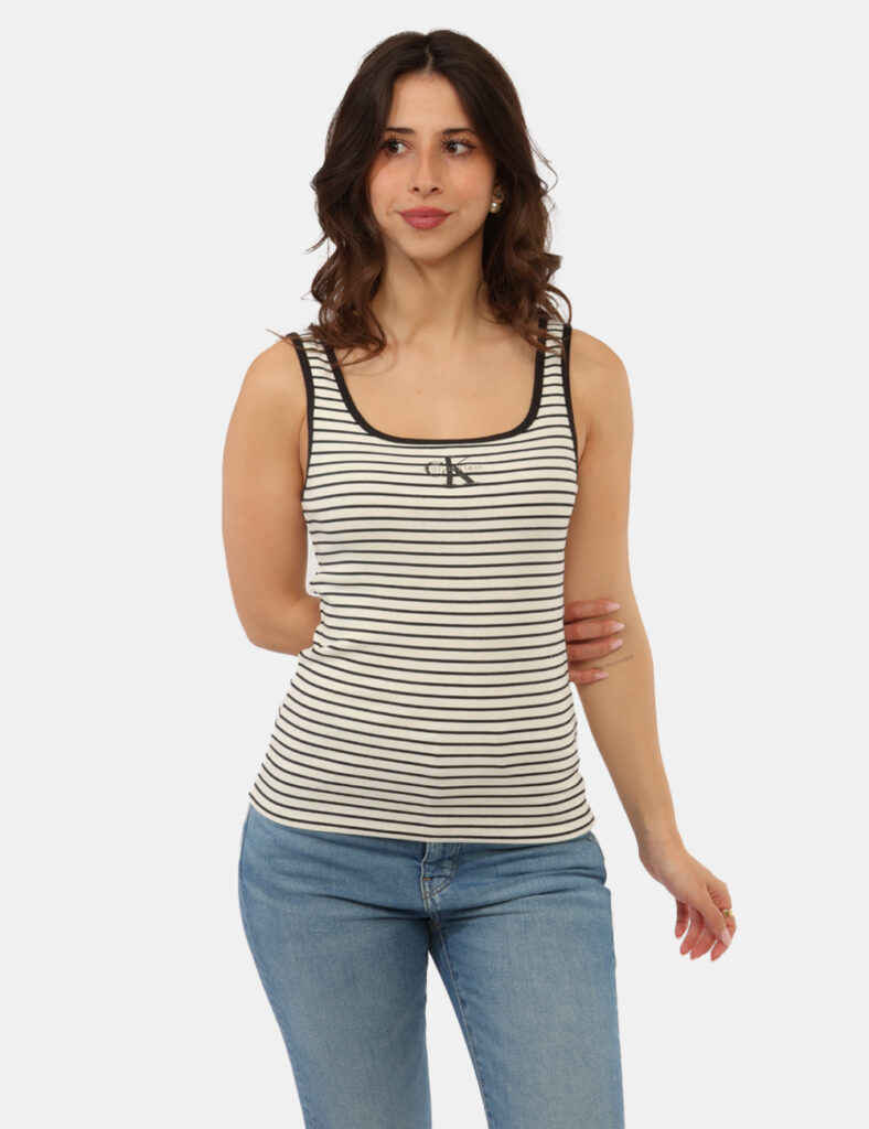 Abbigliamento donna scontato - Top Calvin Klein Bianco