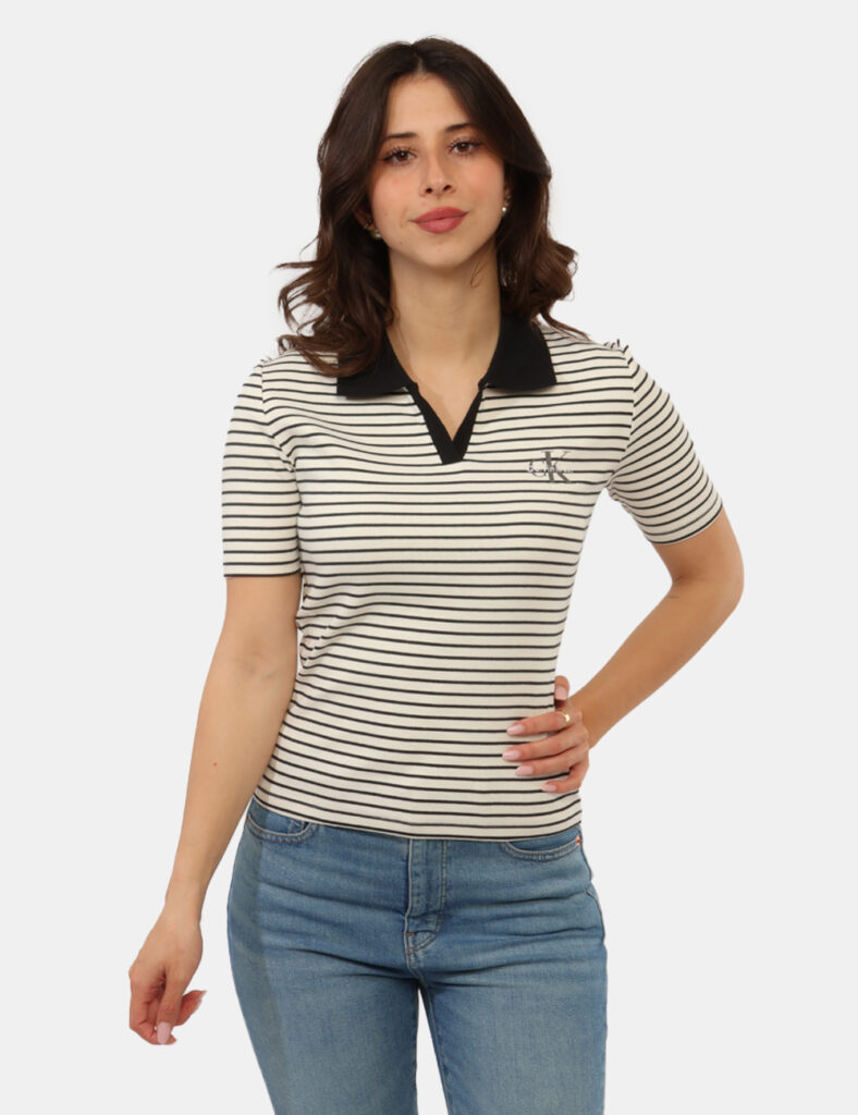 Abbigliamento donna scontato - Polo Calvin Klein Bianca