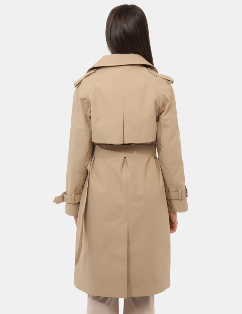 Abbigliamento donna scontato - Trench Yes Zee Beige