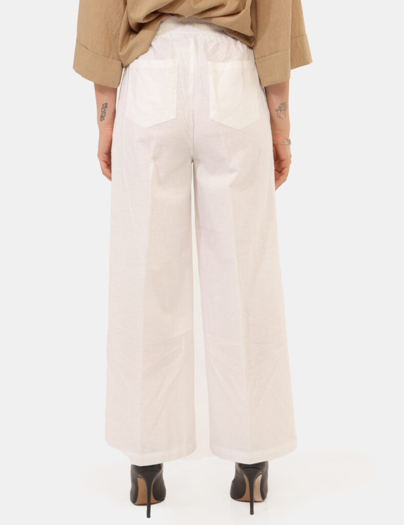 Abbigliamento donna scontato - Pantaloni Yes Zee Bianco