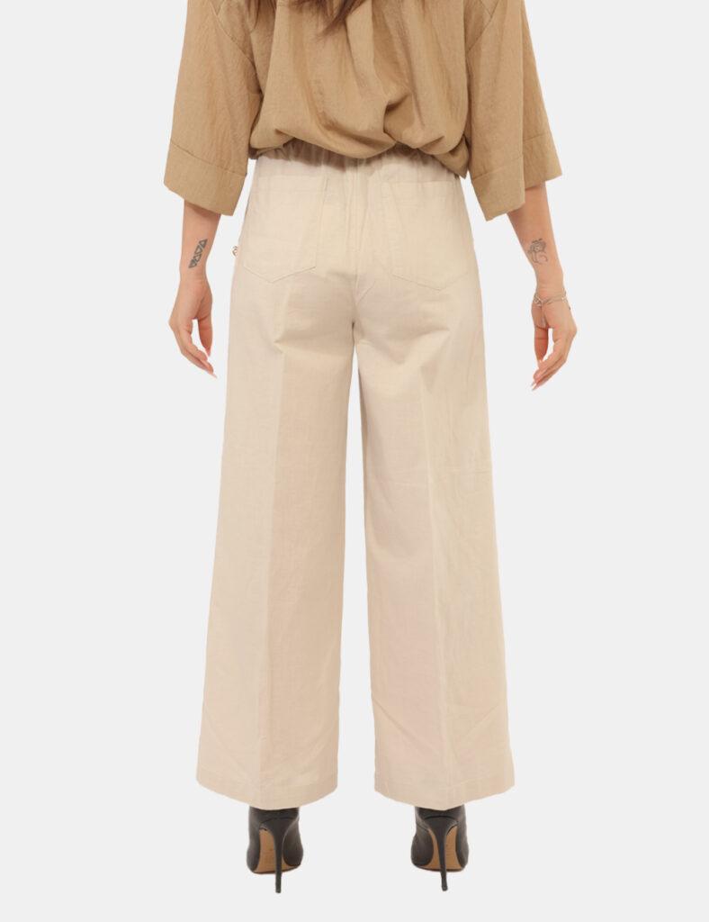 Abbigliamento donna scontato - Pantaloni Yes Zee Beige