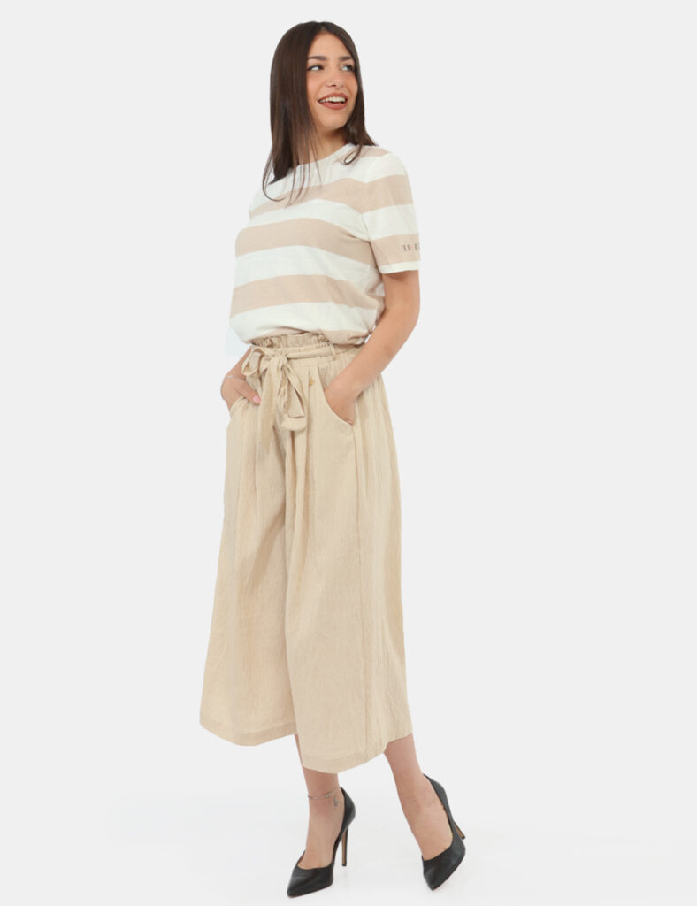 Abbigliamento donna scontato - Pantalone Yes Zee Beige