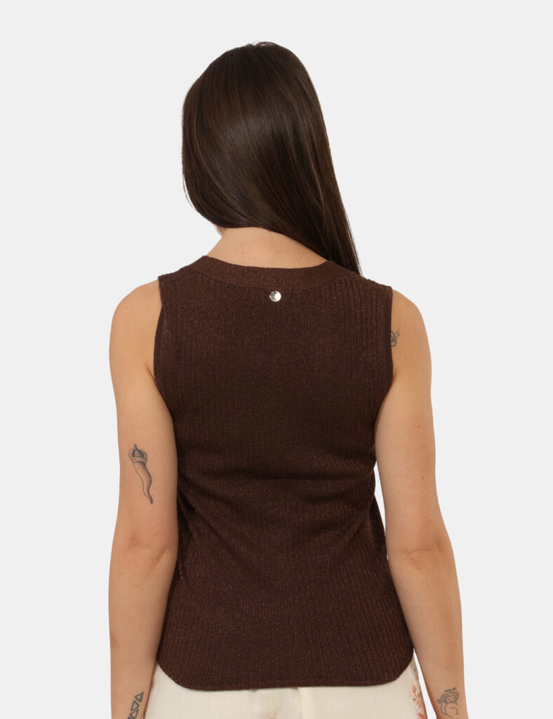 Abbigliamento donna scontato - Top Rue De Clerie Marrone