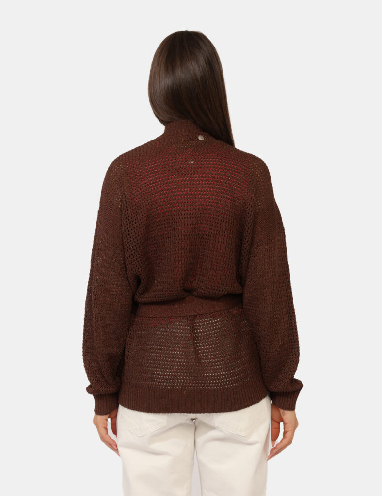 Abbigliamento donna scontato - Cardigan Rue De Clerie Marrone