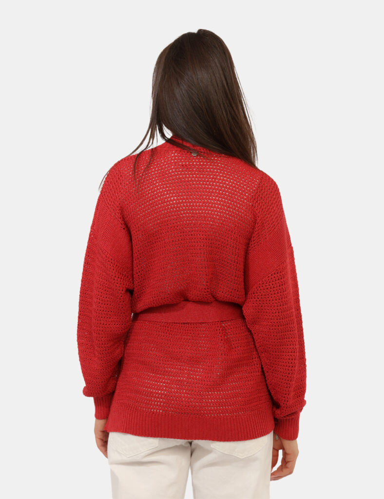 Abbigliamento donna scontato - Cardigan Rue De Clerie Rosso