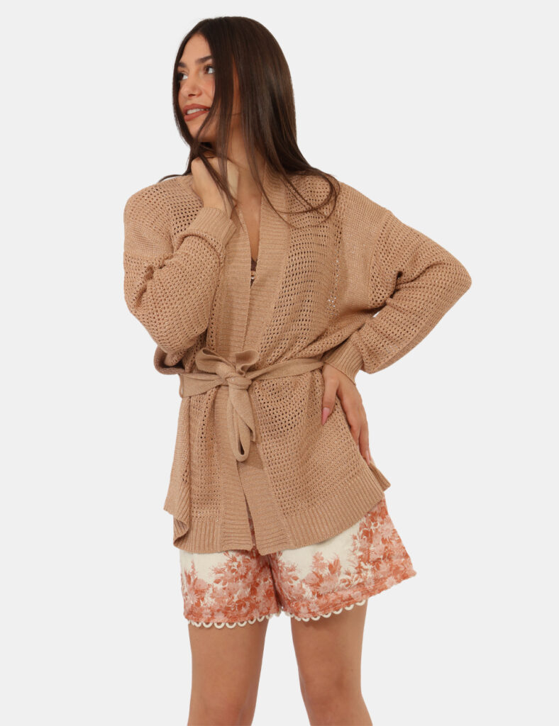 Abbigliamento donna scontato - Cardigan Rue De Clerie Beige