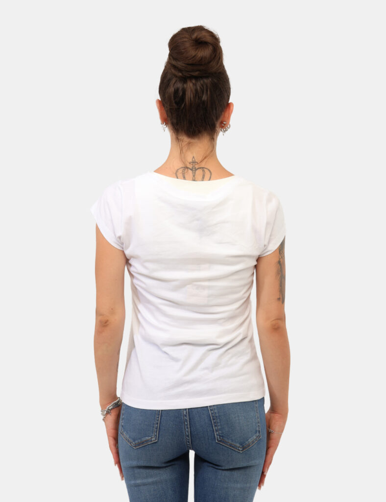 Abbigliamento donna scontato - T-shirt Yes Zee Bianca