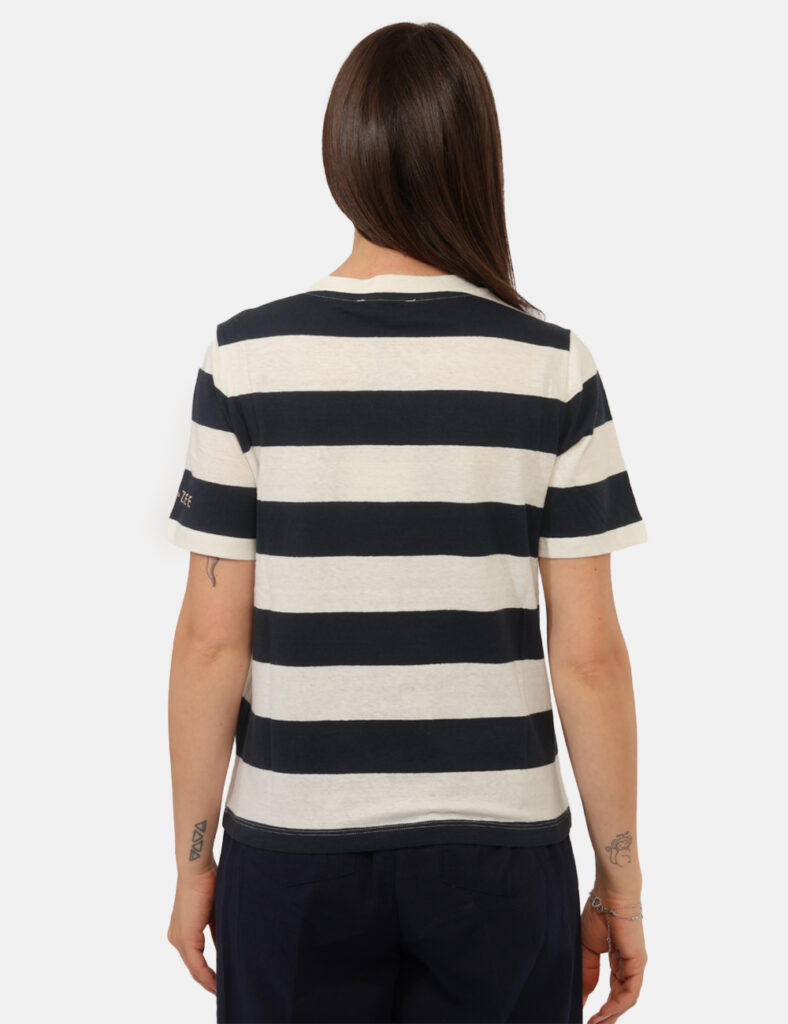 Abbigliamento donna scontato - T-shirt Yes Zee Blu