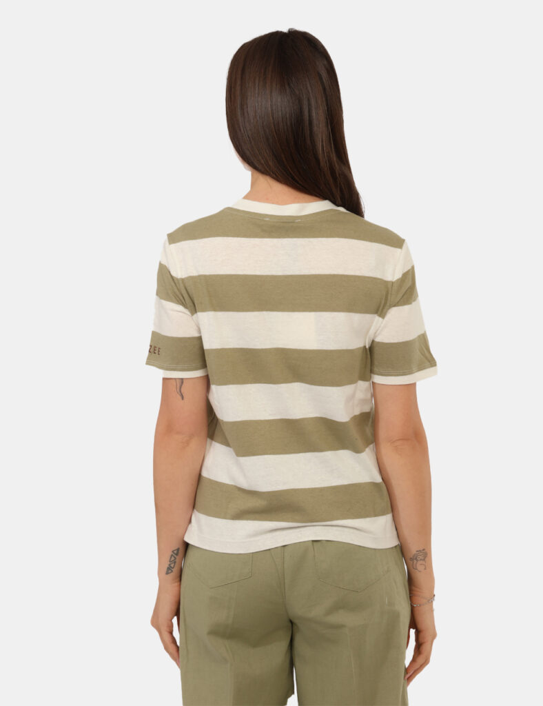 Abbigliamento donna scontato - T-shirt Yes Zee Verde